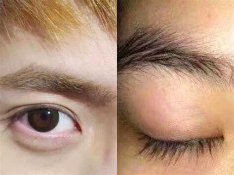 男生眉毛短