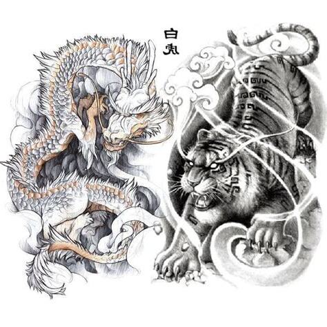 左青龍右虎刺青