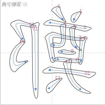 鄭筆畫數