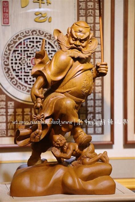 鍾馗木雕擺放