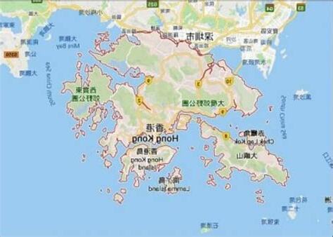 香港西南方向地區