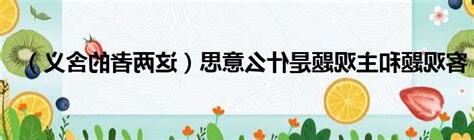 客觀意思