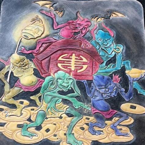 五鬼運財圖