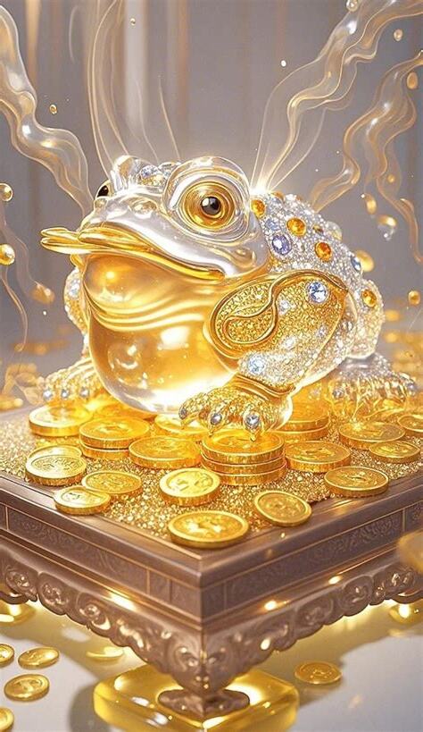 看到金蟾蜍