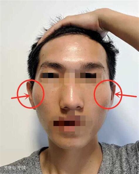 顴骨面相男