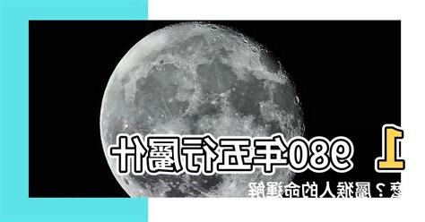 1980年屬什麼